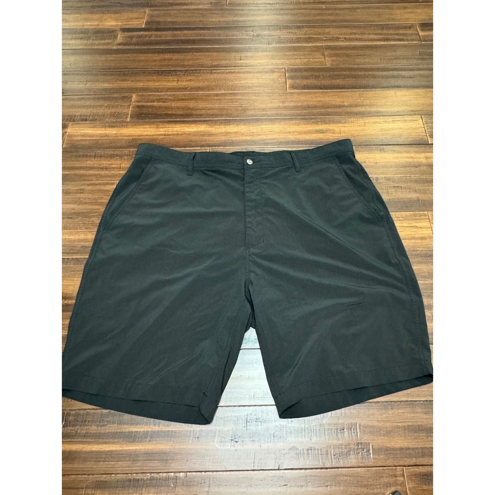 FootJoy Mens Golf Shorts Black Performance Stretch Flat Front Size 42
